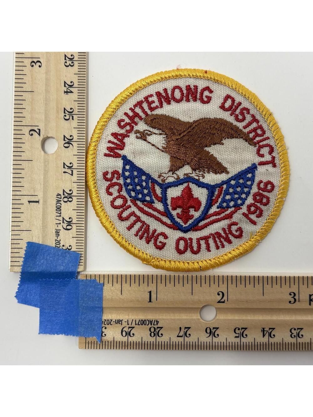 Washtenong District 1986 Scouting Outing Boy Scouts BSA Patch